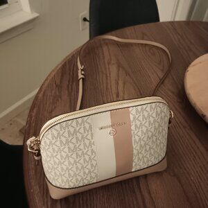 Michael Kors small crossbody jet set striped